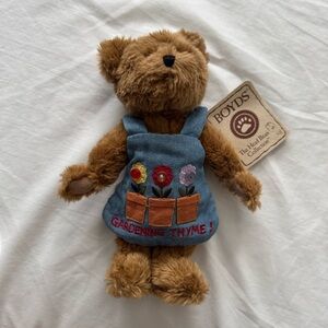 NWT Boyds Genuine Vintage Bear Gardening Thyme